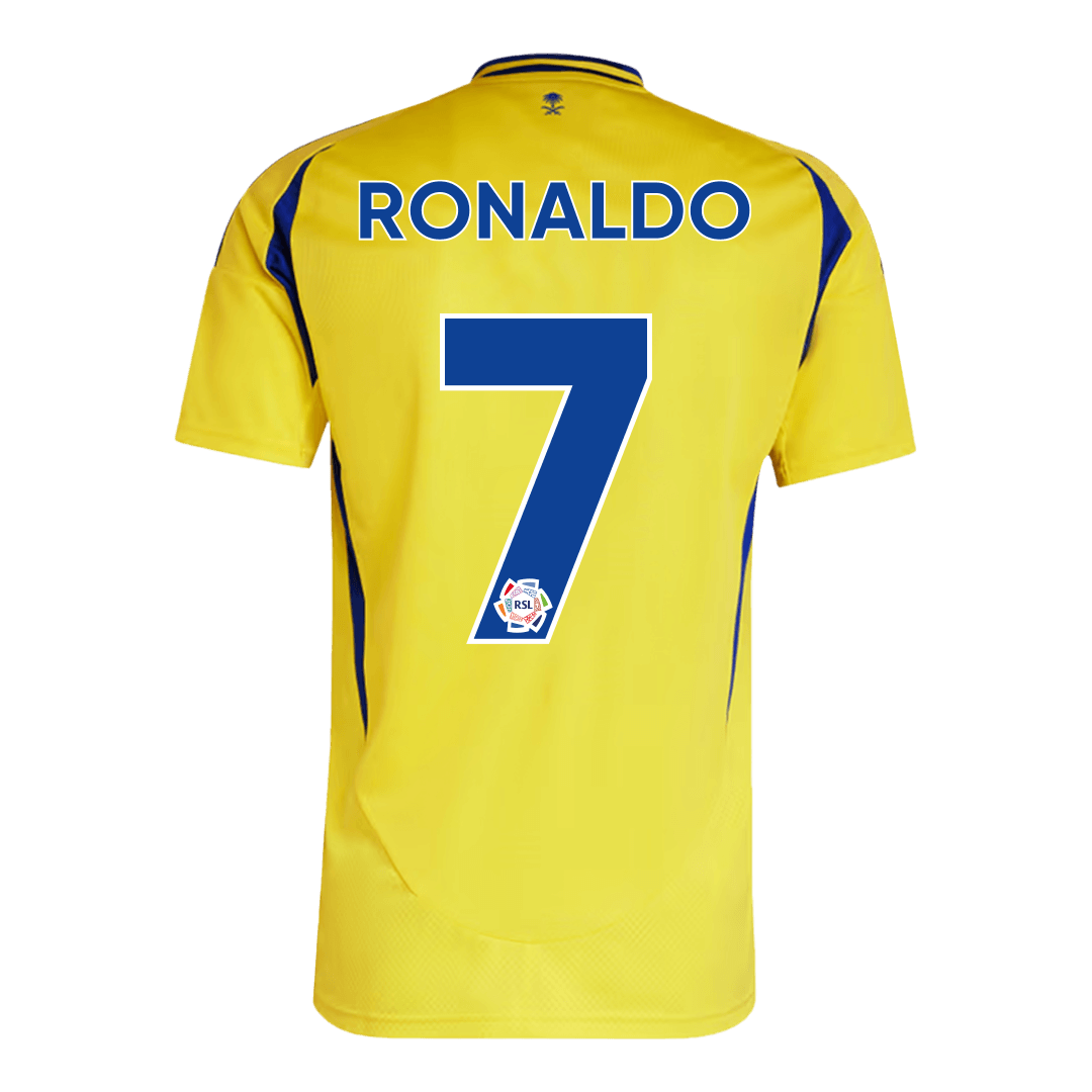 Camisola Al Nassr personalisiert RONALDO #7 Camisola de futebol Home 2024/25