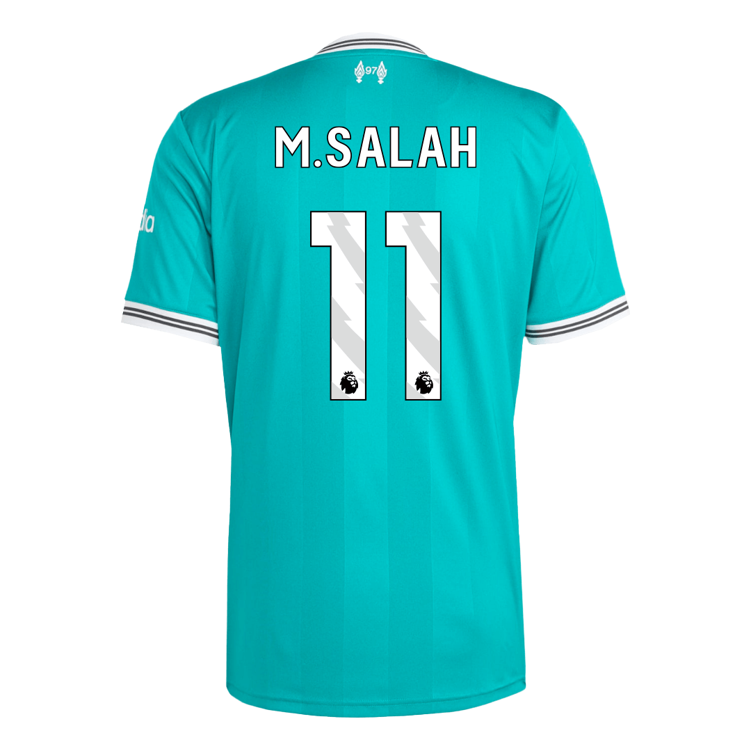 M.SALAH #11 Liverpool Fora Terceira Camisa 2025/26 Verde