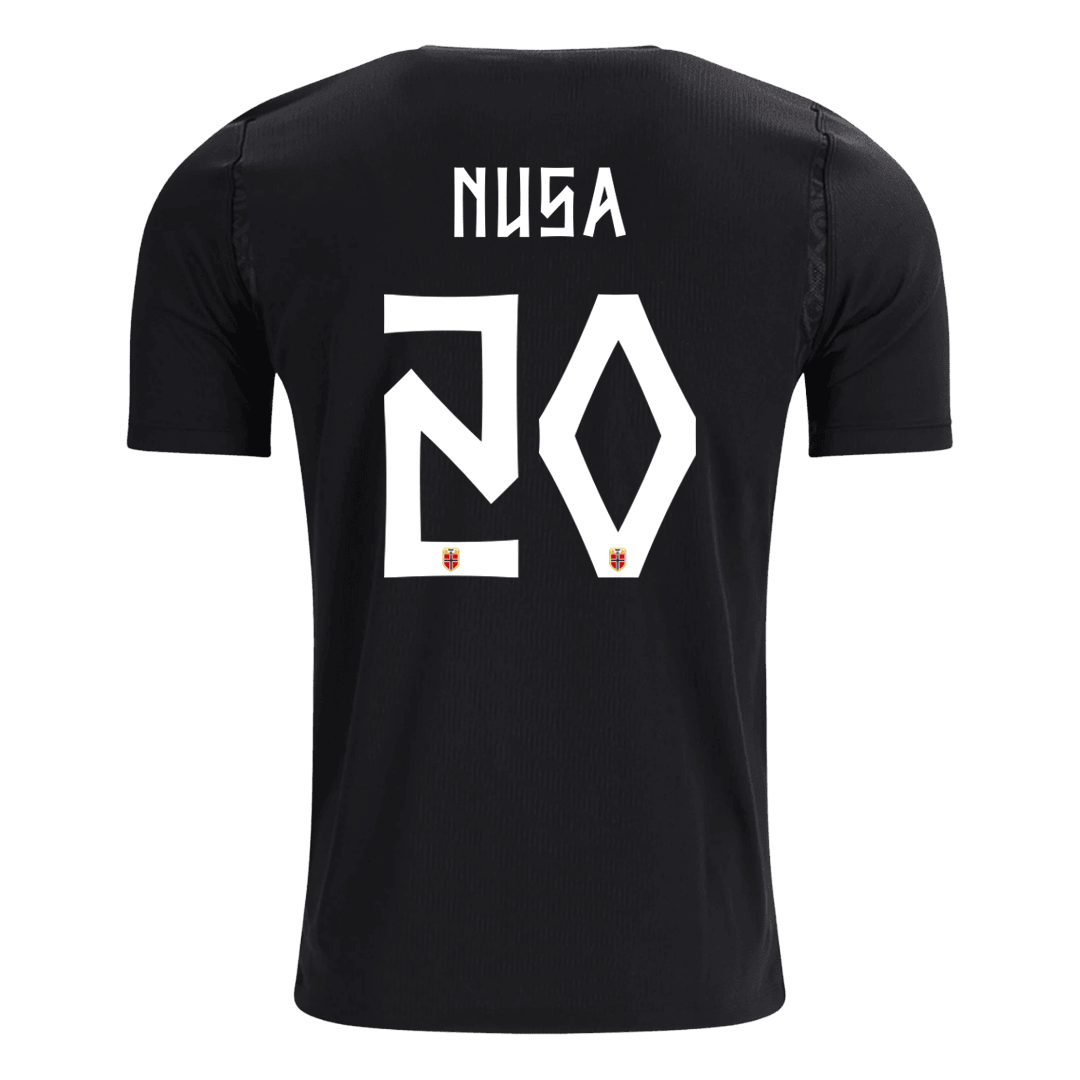 NUSA #20 Norway Fora Copa do Mundo Camisa 2026 Preto