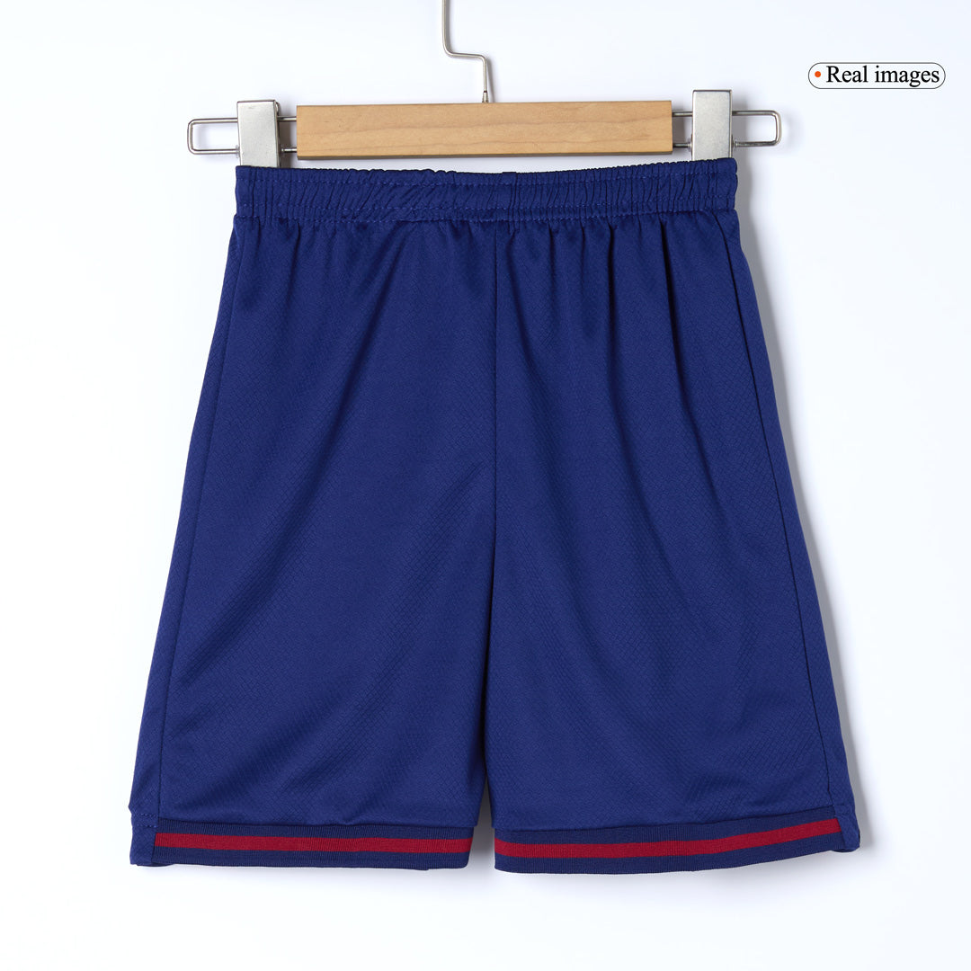 Barcelona
Casa
Camisas Infantis
Conjunto 2025/26
Piros-Kék