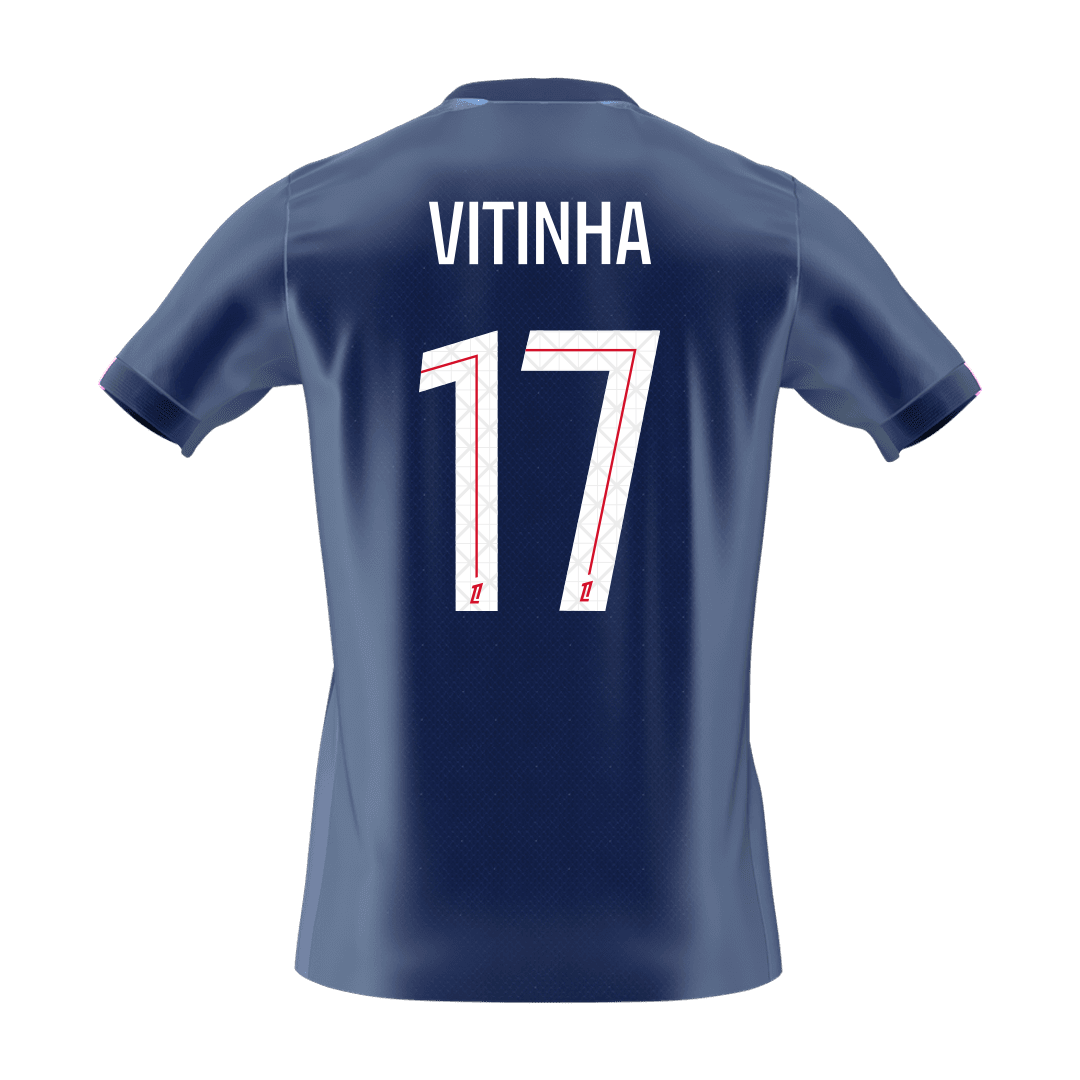 【Super Qualidade】VITINHA #17 PSG
Casa Futebol Camisa 2025/26 Marinha