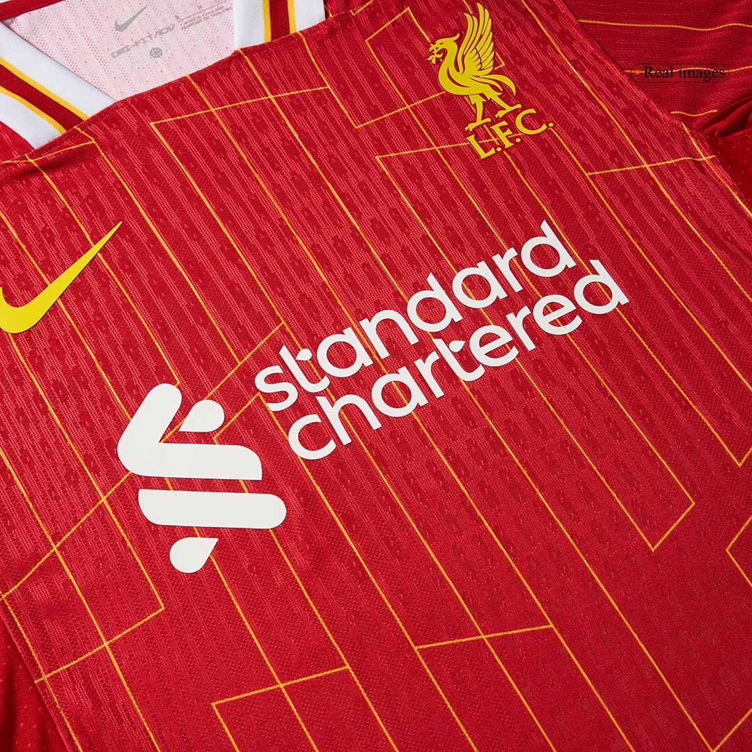 Camisola de futebol Liverpool Home Champions 24/25 - Versão Jogador