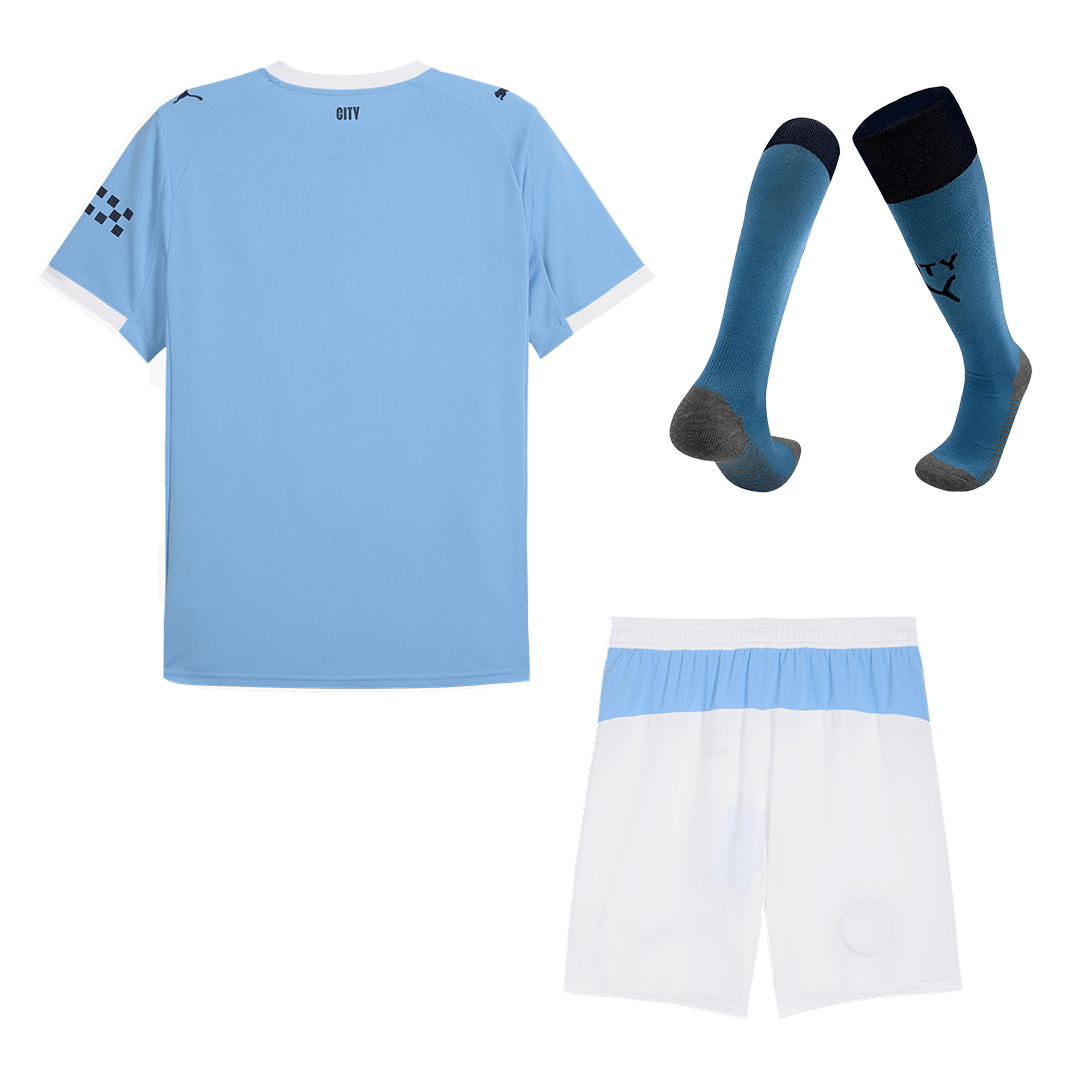 Manchester City
Casa
Camisa
Conjunto (Camisa + Calções + Meias)
2025/26
Azul