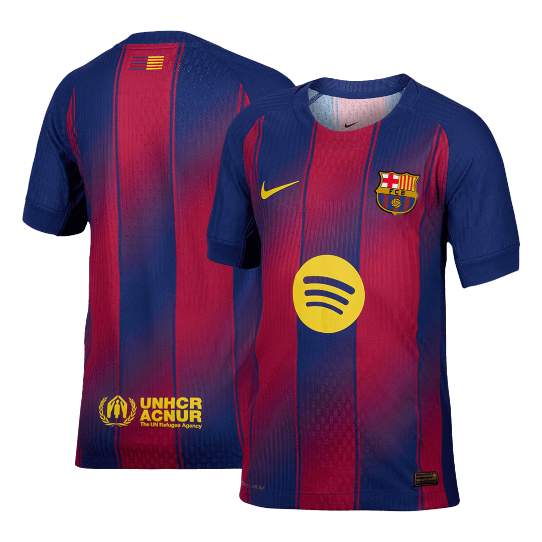 Autêntico Barcelona Casa Futebol Camisas 2025/26