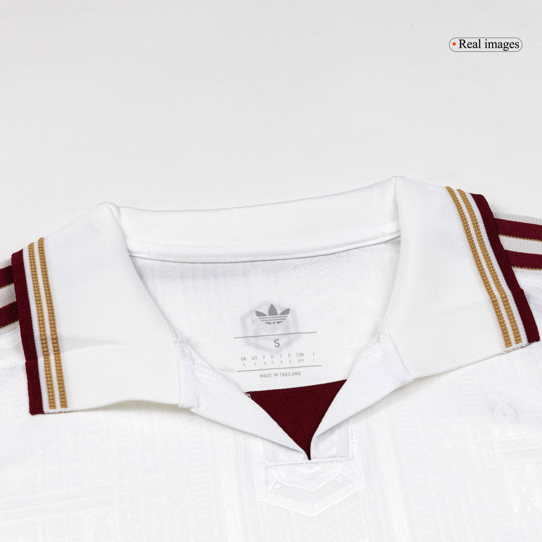 Autêntico Arsenal Fora Terceira Futebol Camisas 2025/26 Branco