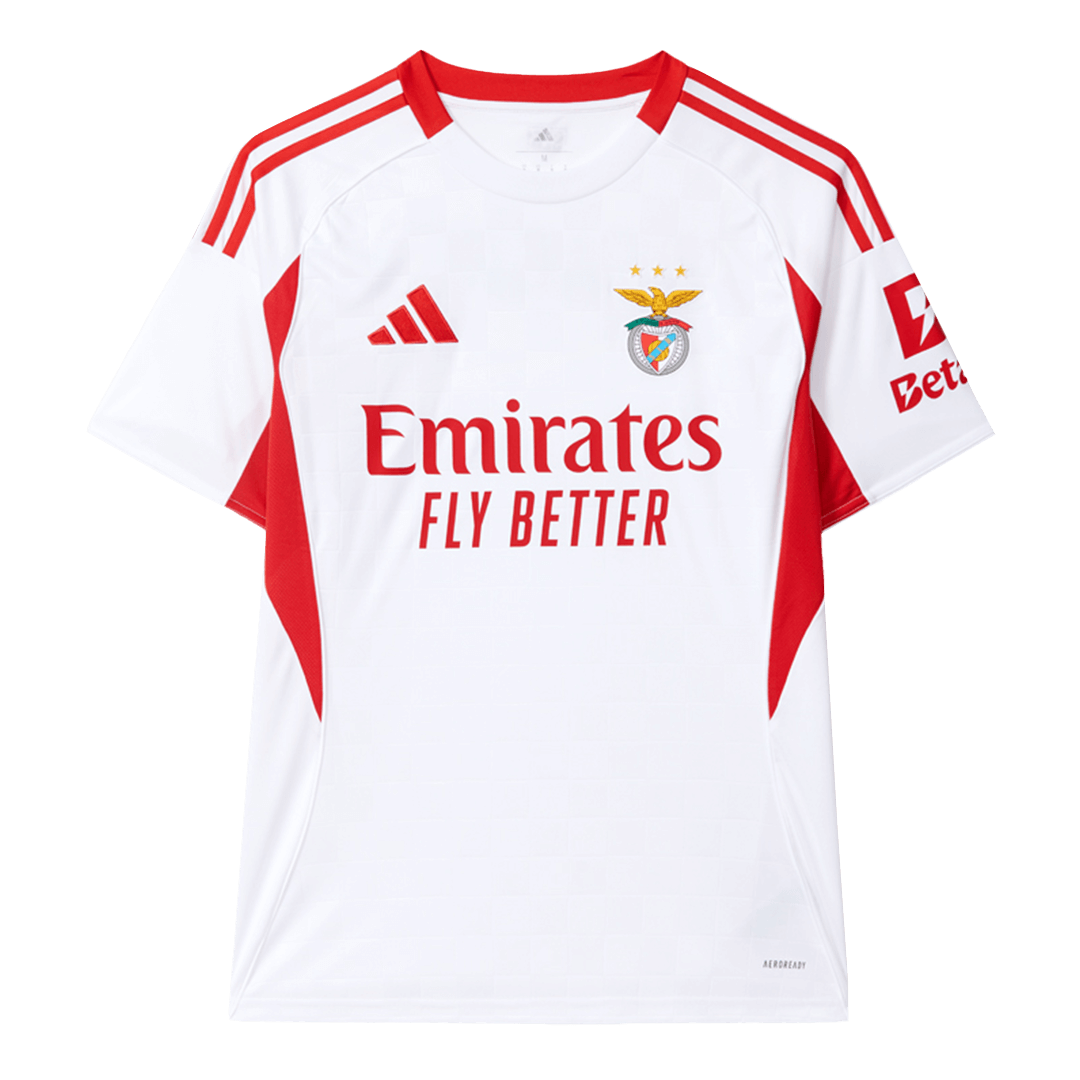 Benfica Fora Terceira Camisa 2025/26- Branco