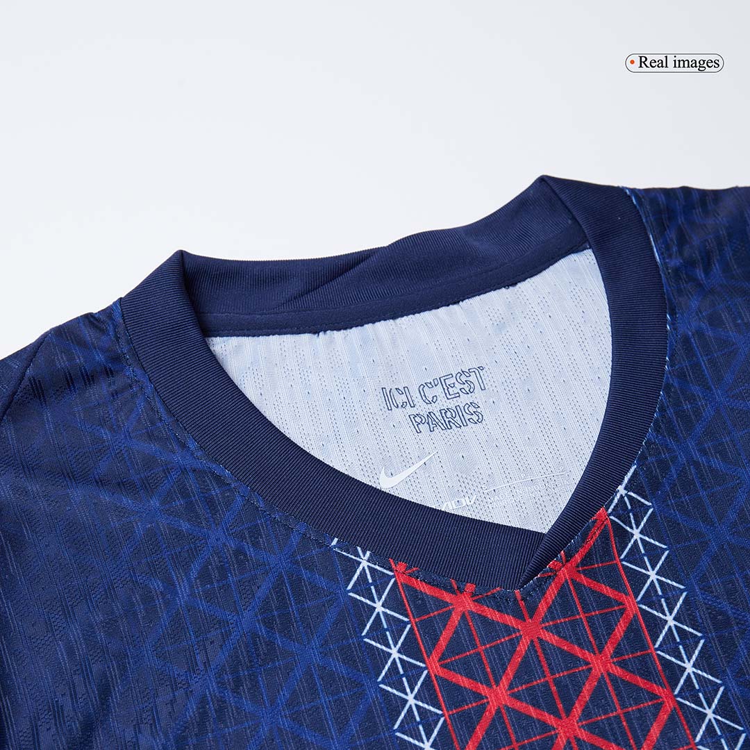 Autêntico PSG Casa Futebol Camisas 2025/26 Marinha