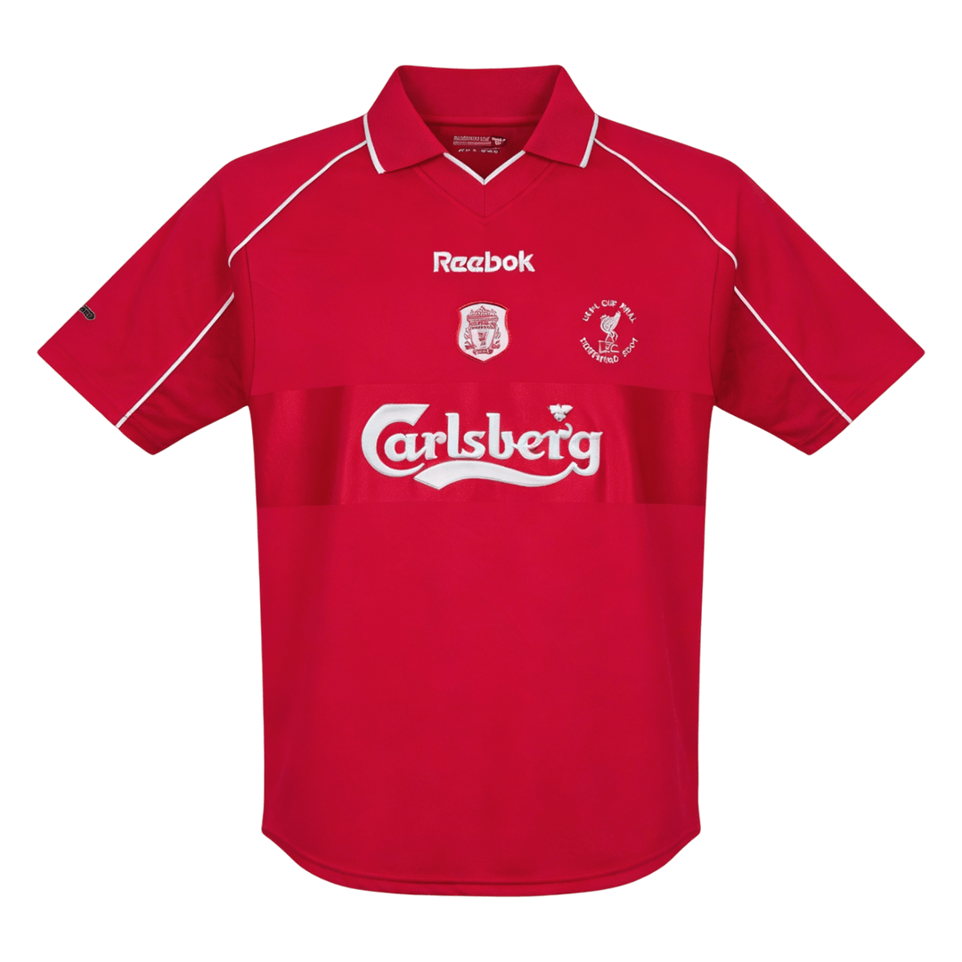 Retrô Liverpool Casa Camisa 2000/01 Vermelho