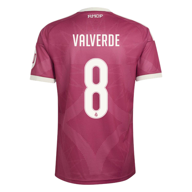 VALVERDE #8 Real Madrid Terceira Camisa 2026/27 Vermelho