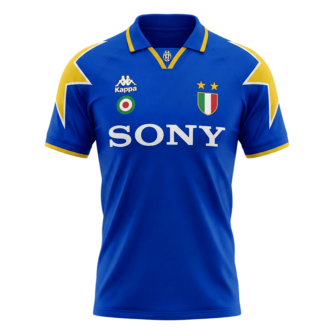 Retrô Juventus Fora Camisa 1995/96 Azul