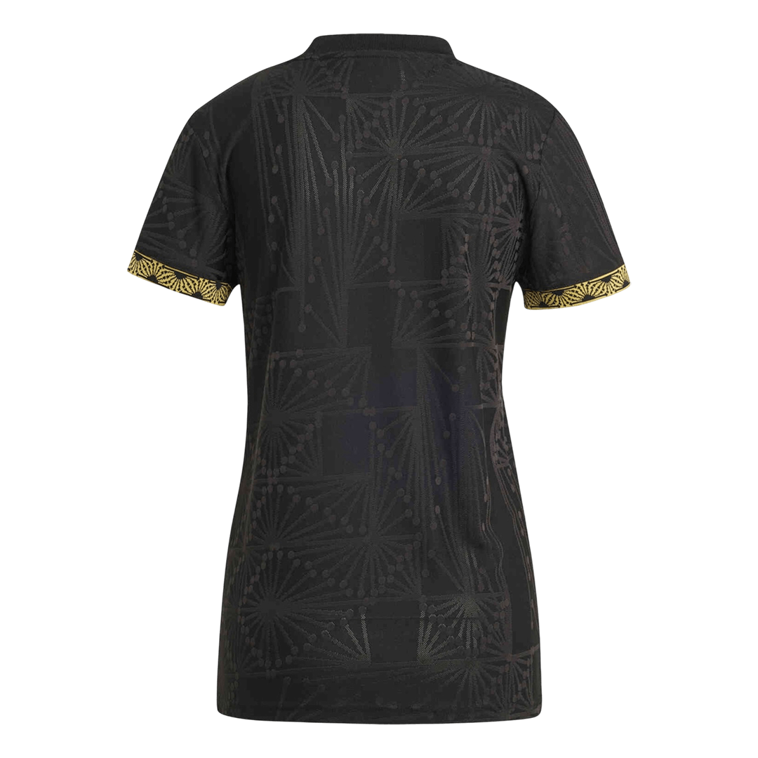 Mulheres Mexico Gold Soccer Camisa 2025 Preto Dourado