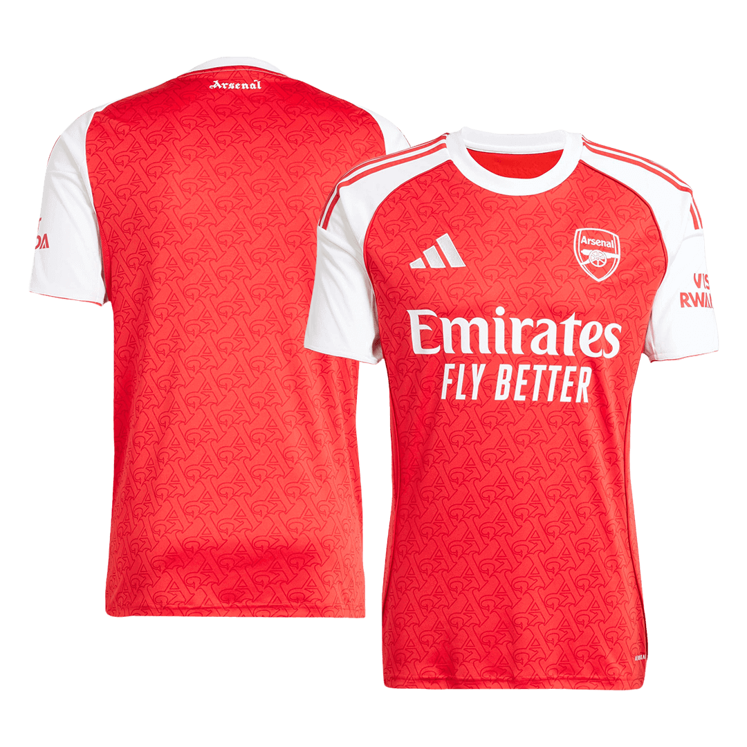 Arsenal Casa Camisola de Futebol 2025/26 Vermelho