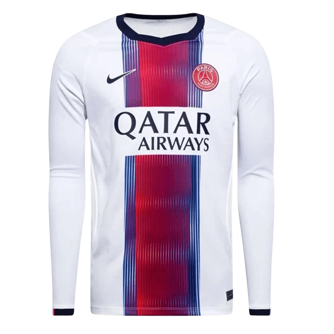 PSG Fora Manga comprida Camisa 2026/27 Branco