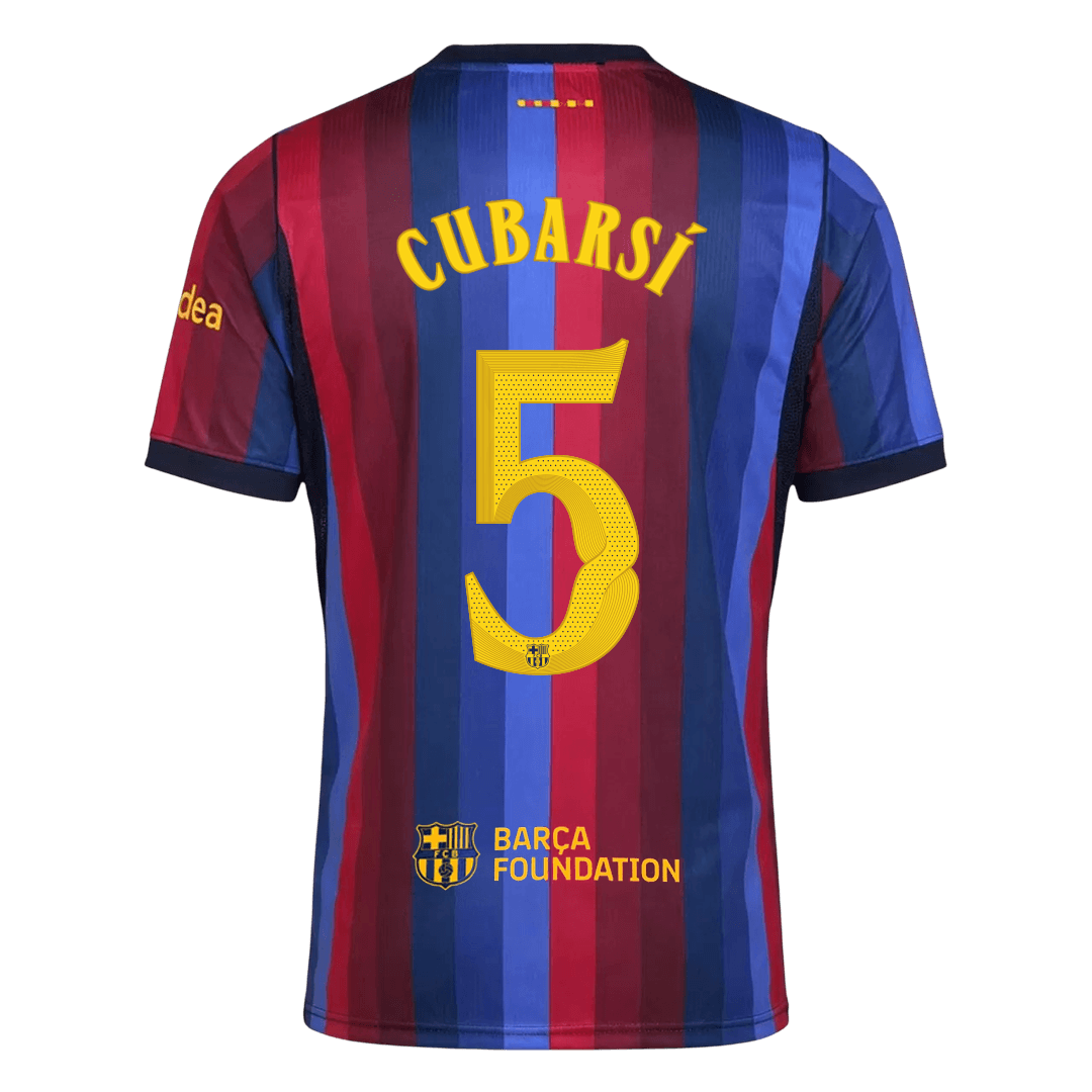 CUBARSÍ #5 Barcelona Casa Camisa 2026/27 UCL