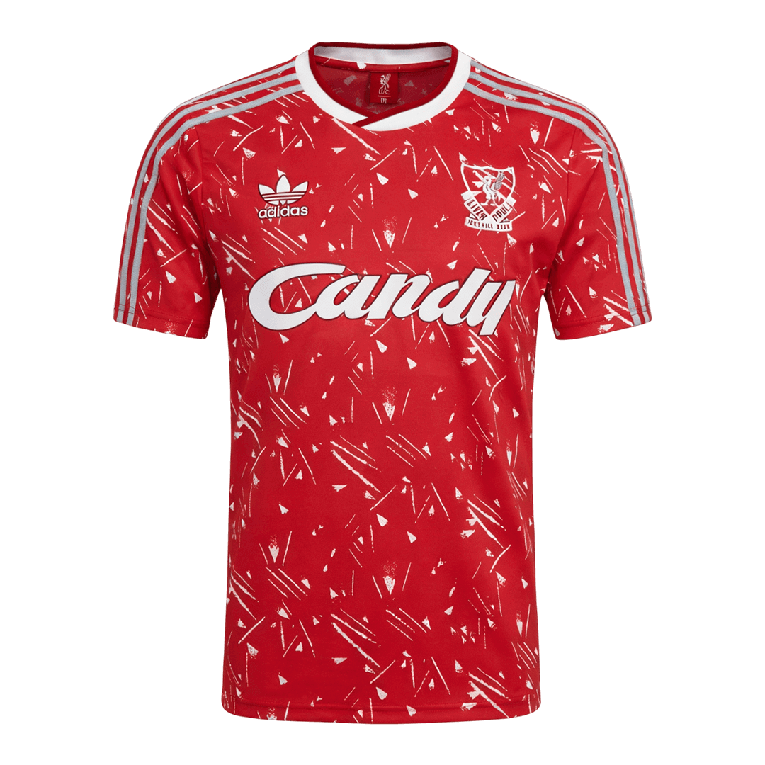Retrô Liverpool Casa Camisa 1989/91 Vermelho