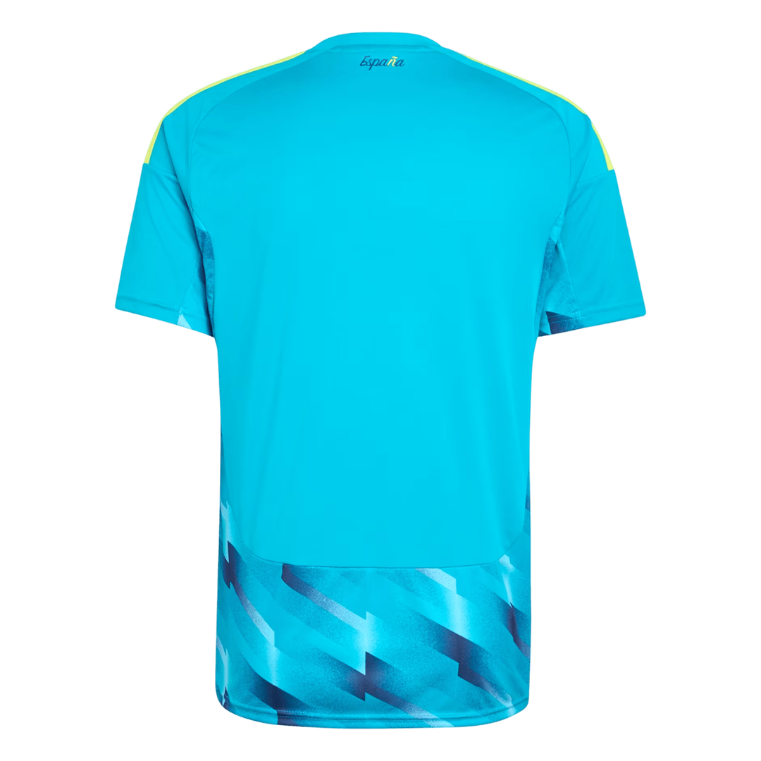 Spain Goleiro Camisa 2026 Azul - camisola de futebol para adeptos em Portugal