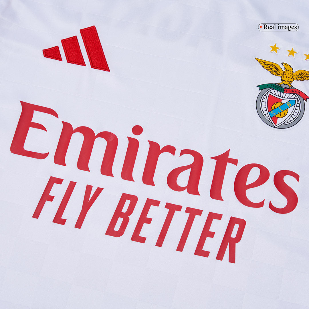 Benfica Fora Terceira Camisa 2025/26- Branco
