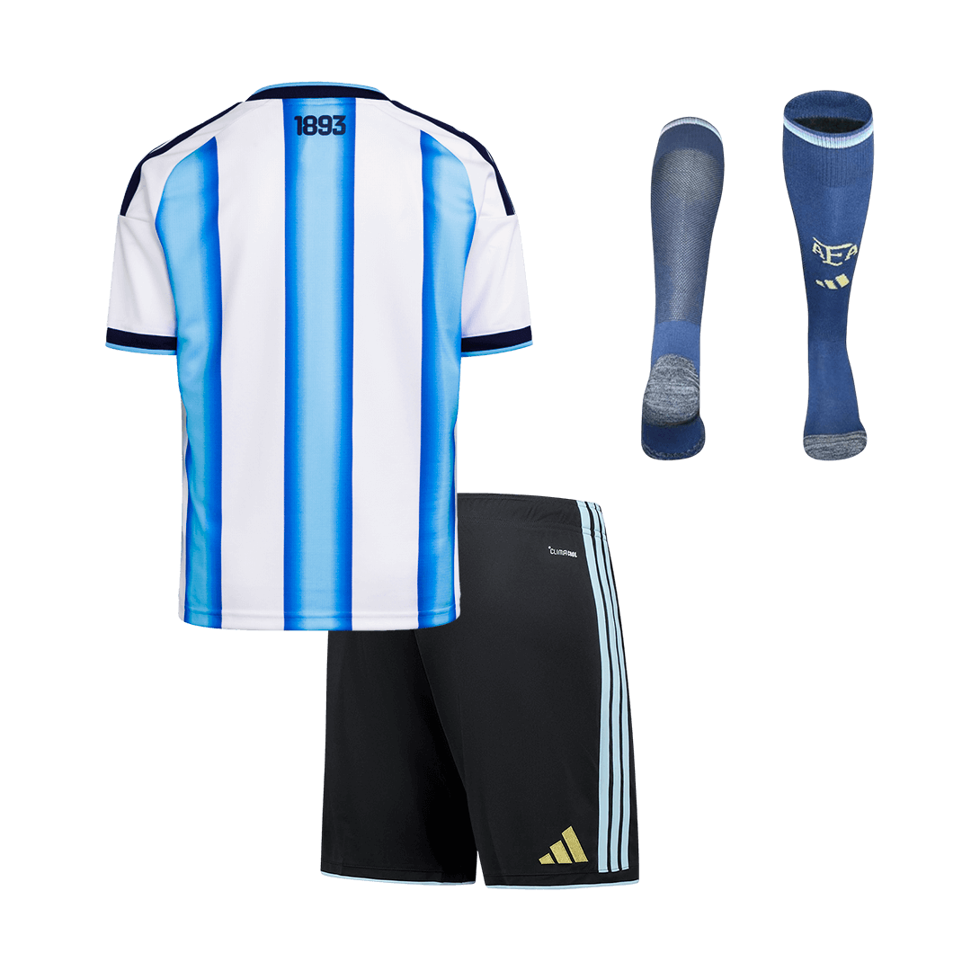 Argentina Infantil
Casa World Cup Futebol Camisa Conjunto (Camisa+Shorts+Meias) 2025/26