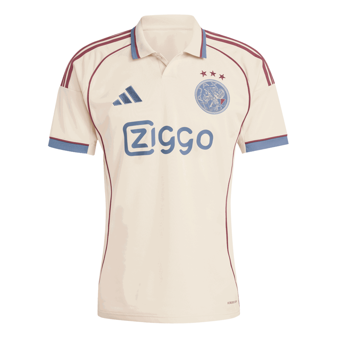Ajax Fora Terceira Camisa 2025/26- Branco