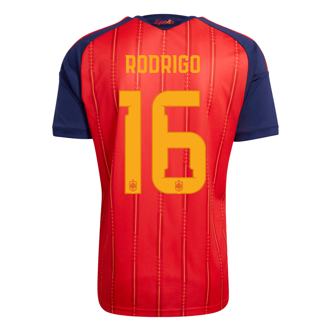 【Super Qualidade】RODRIGO #16 Spain
Casa Futebol Camisa 2026 Vermelho