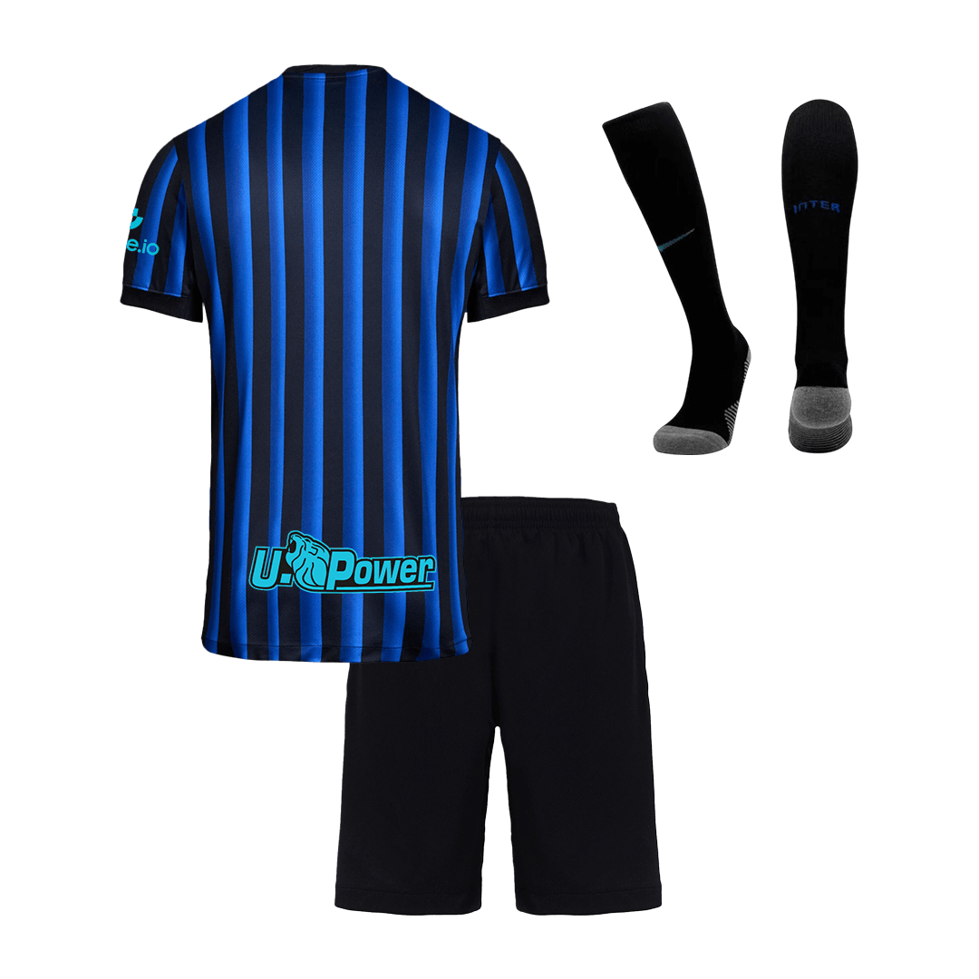 Inter Milan Infantil Casa Conjunto (Camisa + Calção + Meias) 2025/26