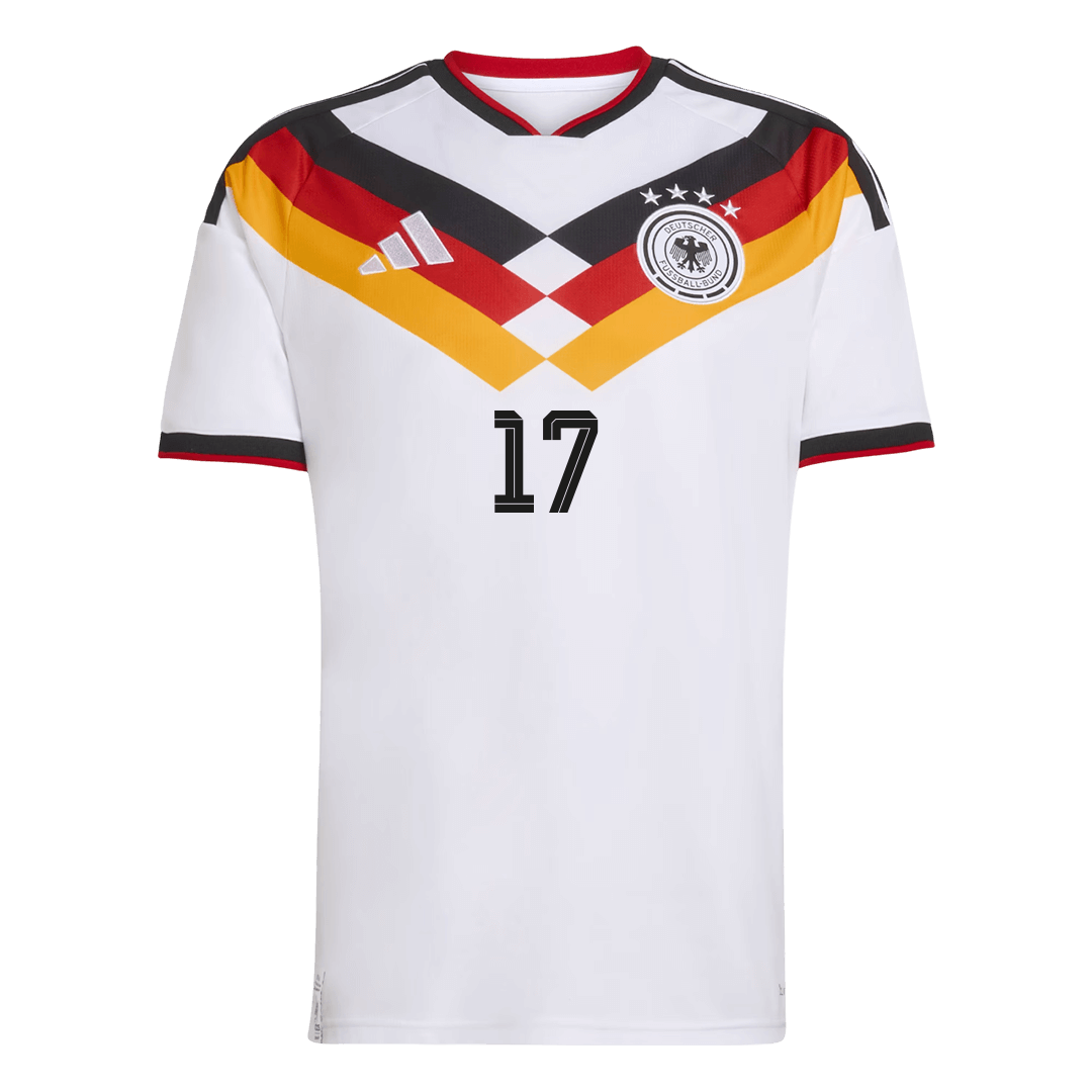 WIRTZ #17 Germany Casa Camisa 2026 Branco