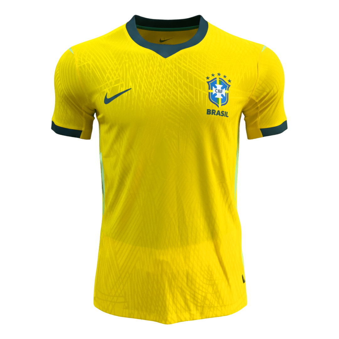 Versão do Jogador Brazil Casa World Cup Futebol Camisas 2026 Amarelo