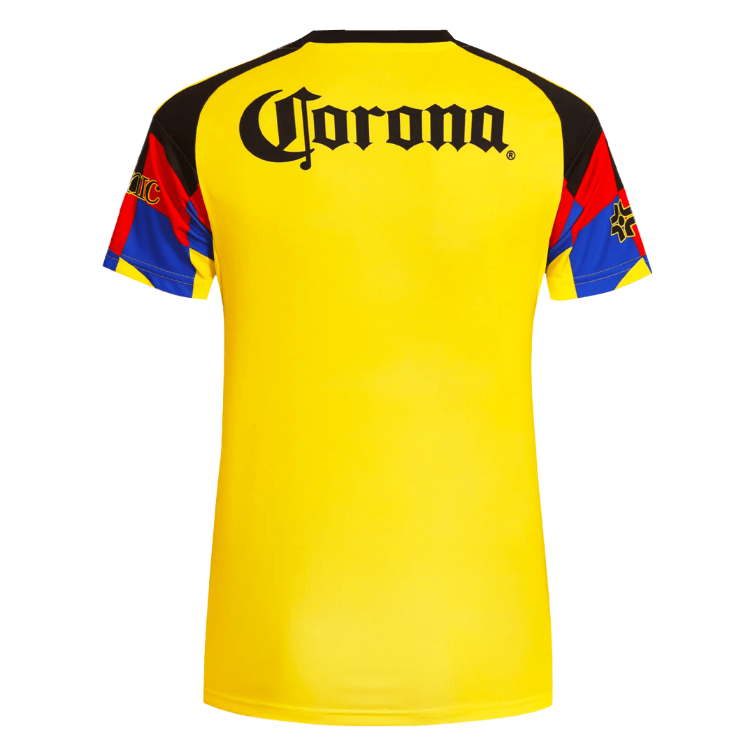 Mulheres Club America Camisa Réplica 2025/26- Amarelo