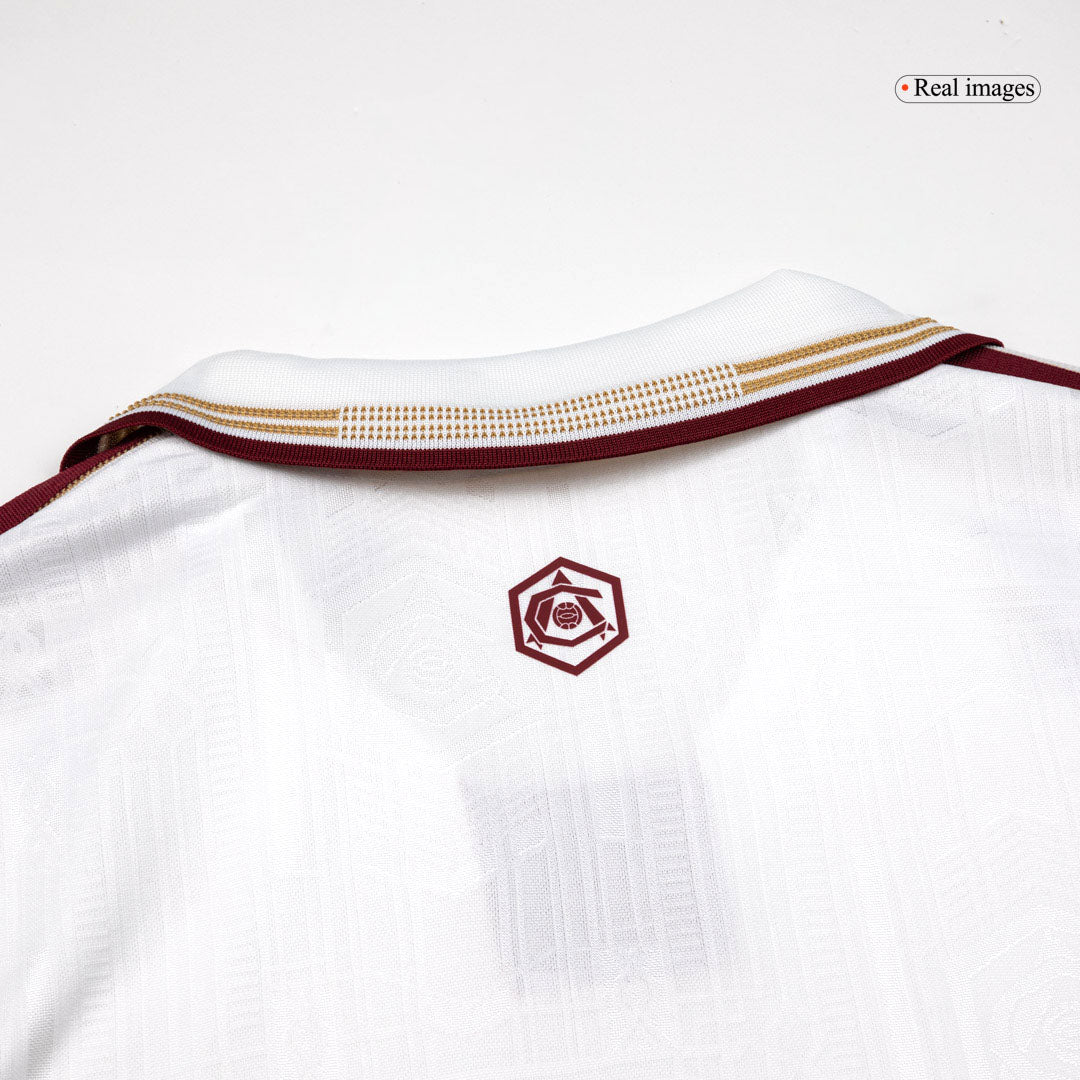 Autêntico Arsenal Fora Terceira Futebol Camisas 2025/26 Branco