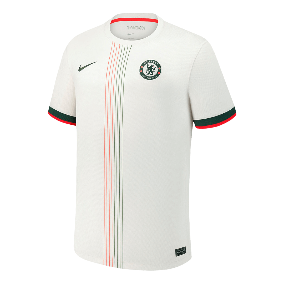 Chelsea
Fora
Camisa
Conjunto (Camisa + Calções + Meias)
2025/26
Branco