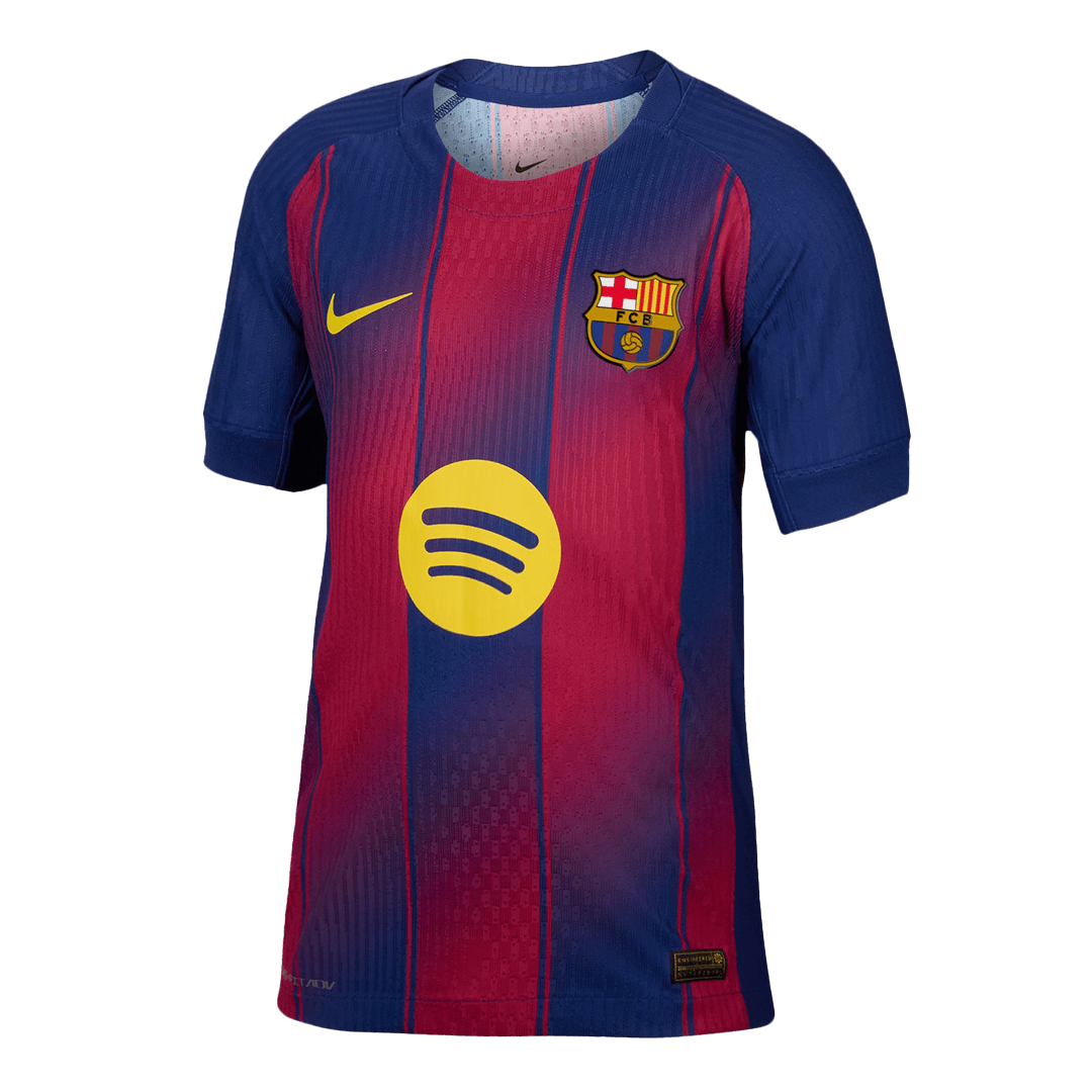 Autêntico LAMINE YAMAL #10 Barcelona Casa UCL Futebol Camisas 2025/26