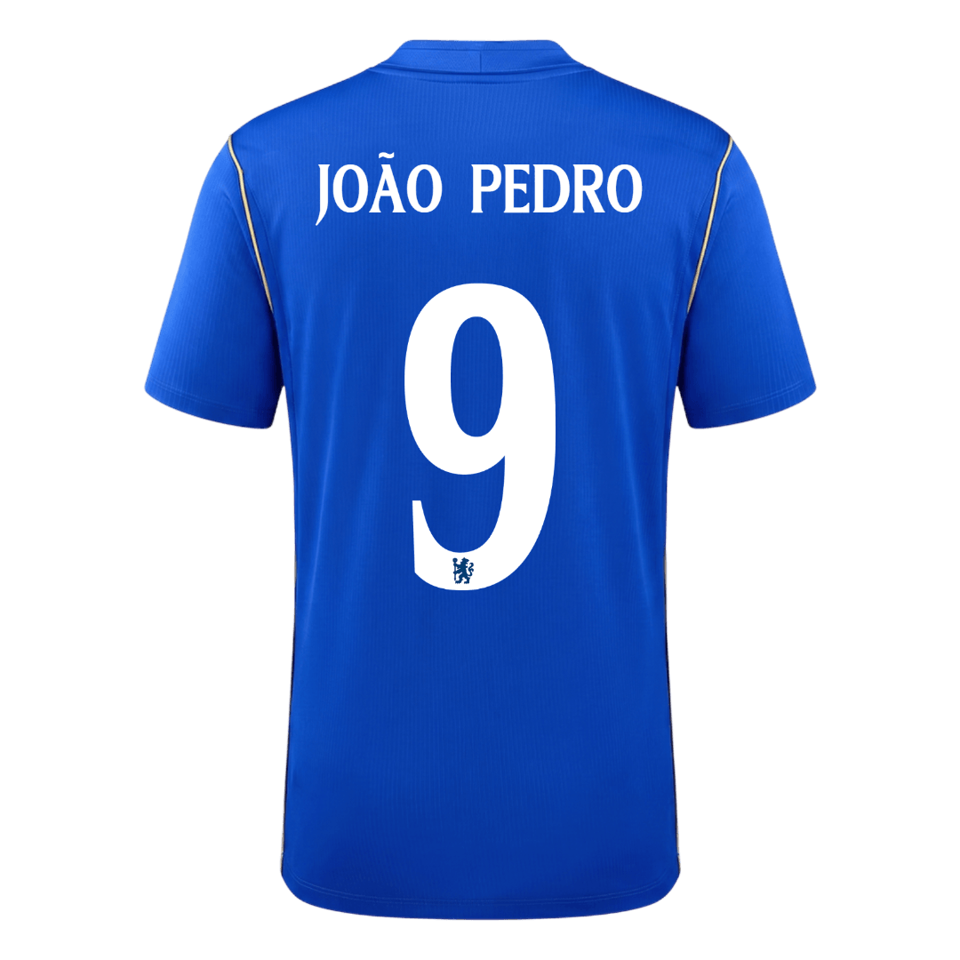 JOÃO PEDRO #9 Chelsea Casa Camisa 2026/27 Azul UCL