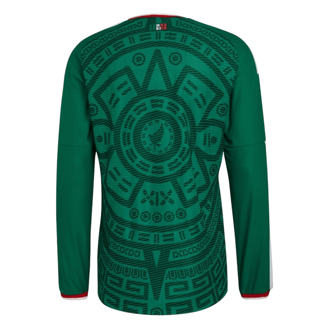 Mexico Casa Manga comprida Camisa 2026 Verde