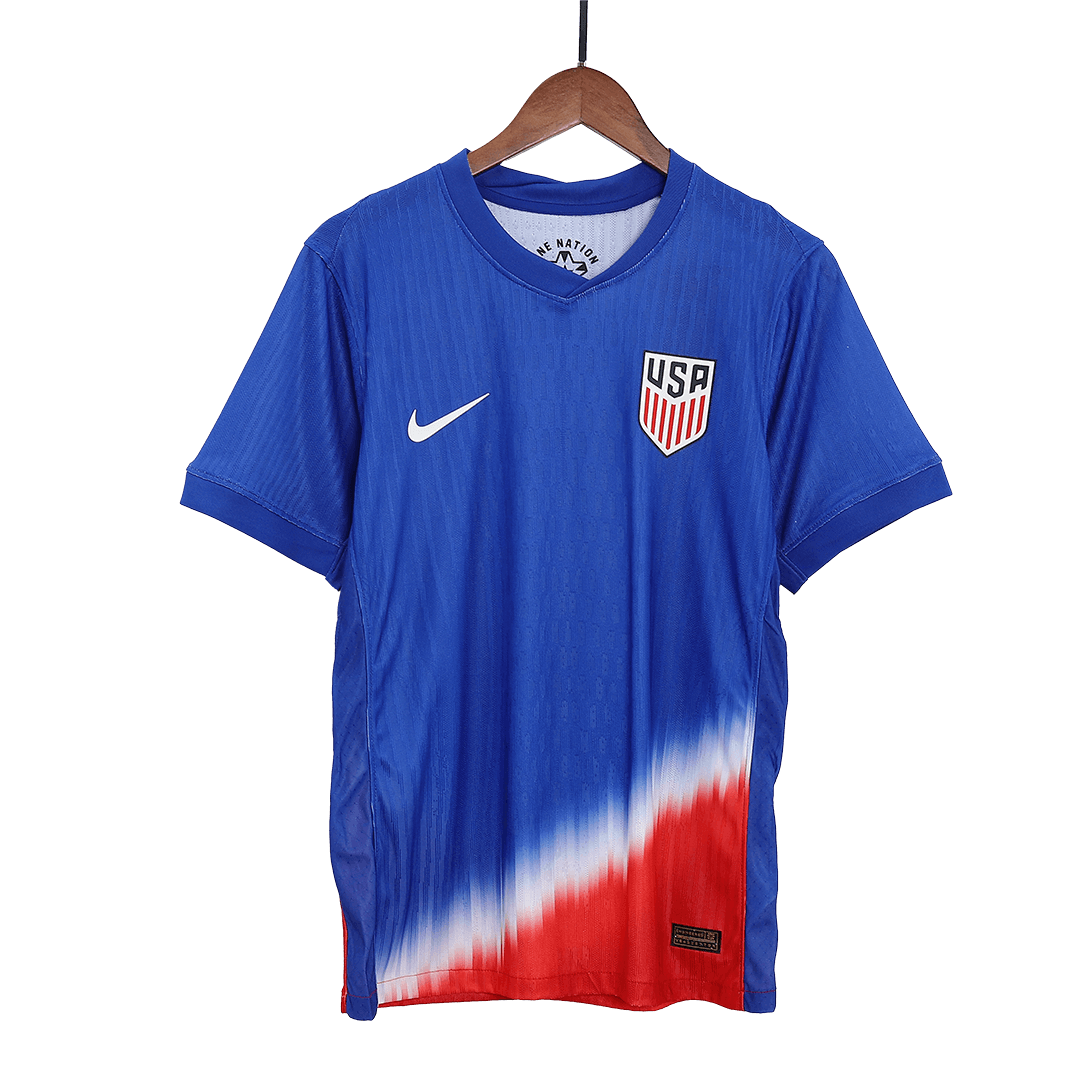 Camiseta de fútbol auténtica de visitante de EE. UU. 2024