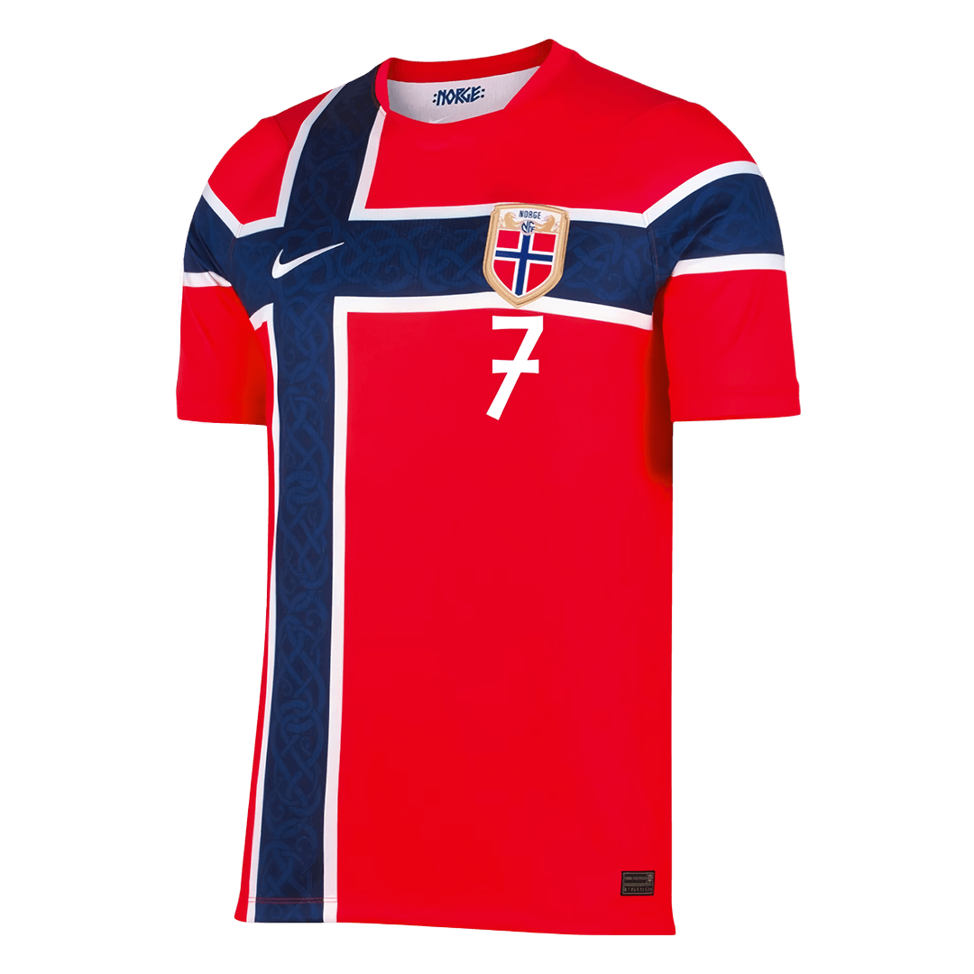 SØRLOTH #7 Norway Casa Copa do Mundo Camisa 2026