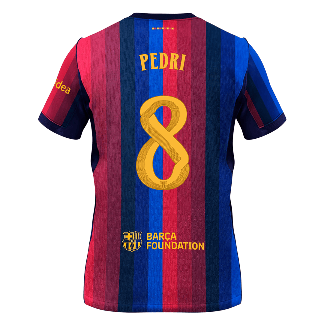PEDRI #8 Barcelona Casa Camisa 2026/27 UCL
