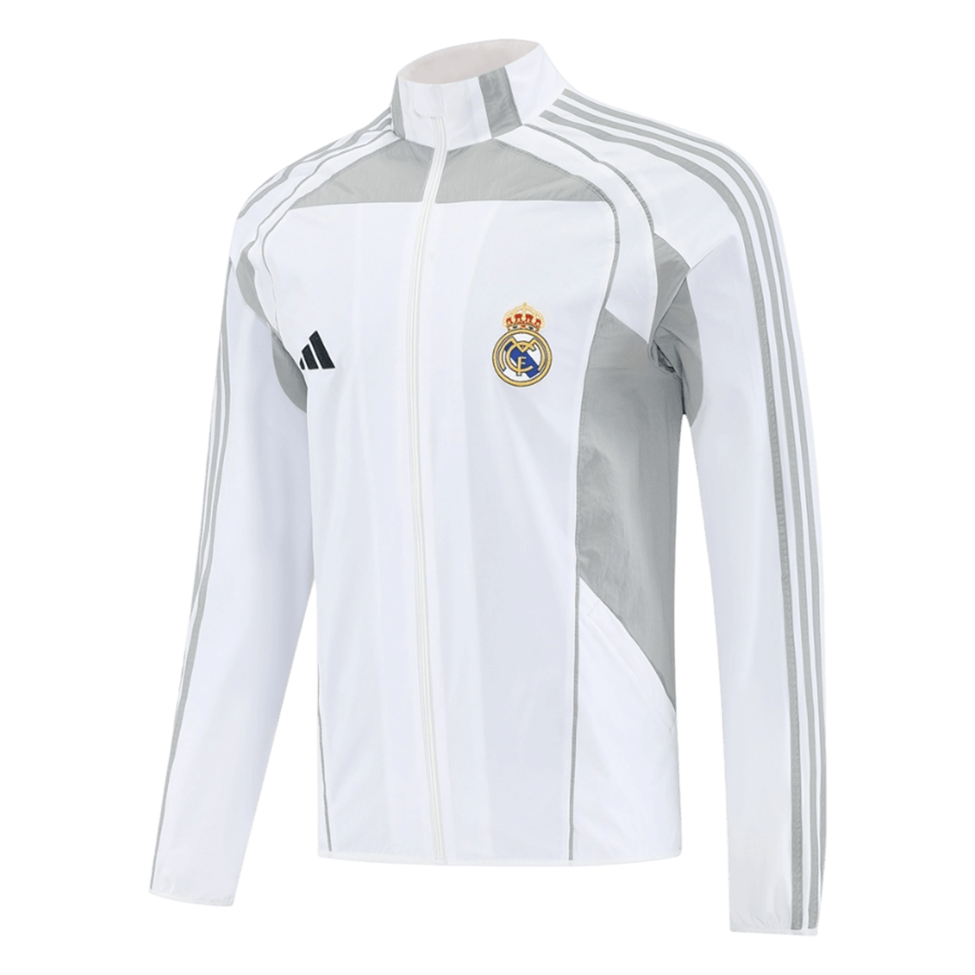 Real Madrid Jaqueta Corta-Vento 2025/26 Branco