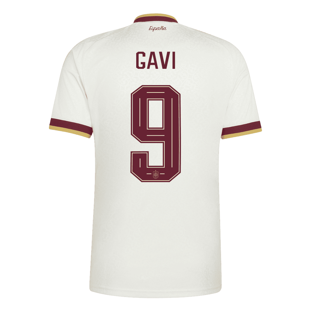 GAVI #9 Spain Fora Copa do Mundo Camisa 2026 Branco
