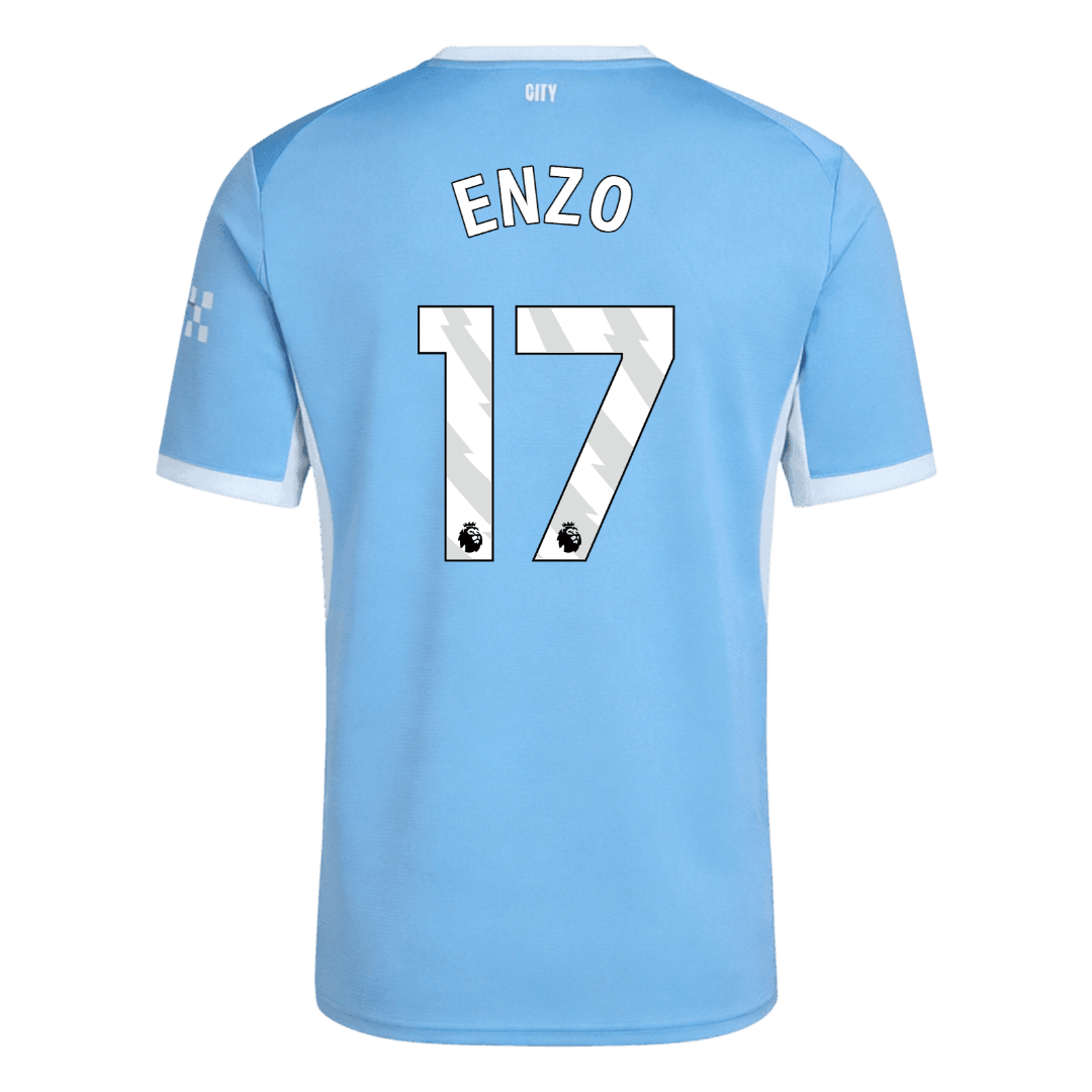 ENZO #17 Manchester City Casa Camisa 2026/27 Azul