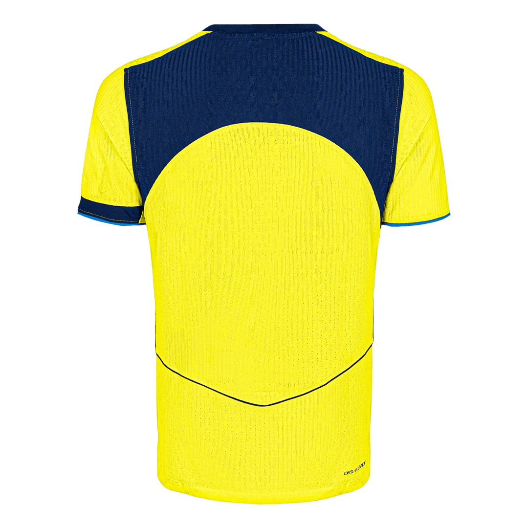 Jogador Tottenham Hotspur Fora Terceira Futebol Camisas 2025/26 Amarelo