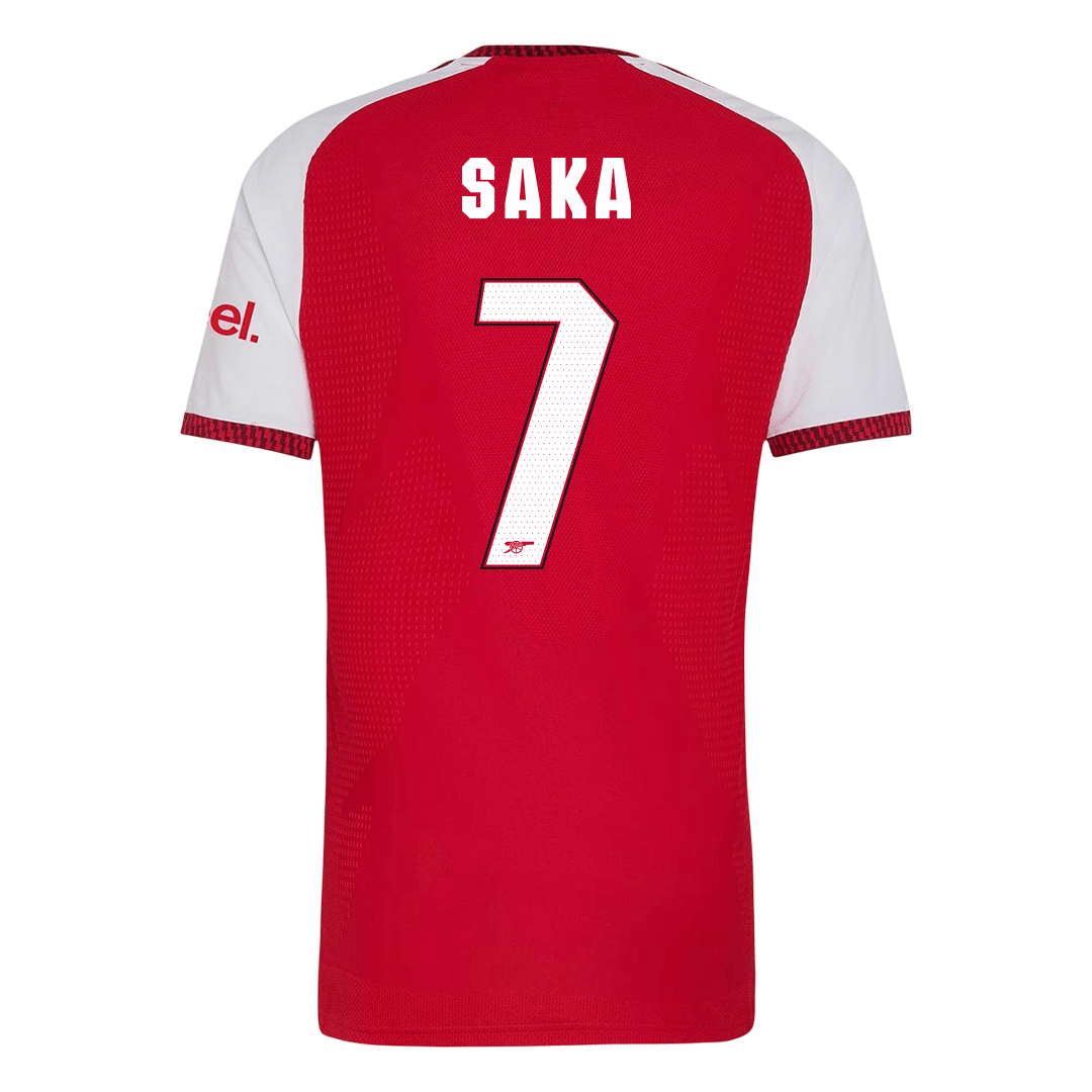 Versão do Jogador SAKA #7 Arsenal Casa Futebol Camisas 2026/27 Vermelho - UCL