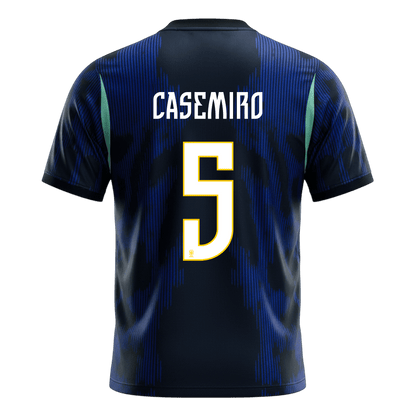 CASEMIRO #5 Brazil Fora Copa do Mundo Camisa 2026 Marinha