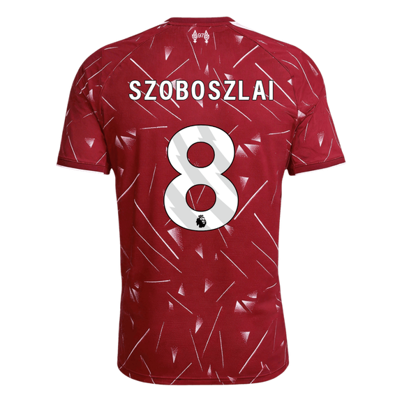 【Super Qualidade】SZOBOSZLAI #8 Liverpool
 Casa Futebol Camisa 2026/27 Vermelho
