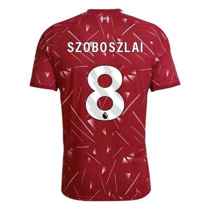 【Super Qualidade】SZOBOSZLAI #8 Liverpool
 Casa Futebol Camisa 2026/27 Vermelho