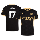 Versão do Jogador ENZO #17 Manchester City Fora Futebol Camisas 2026/27 Preto