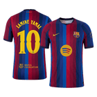 Versão do Jogador LAMINE YAMAL #10 Barcelona Casa Futebol Camisas 2026/27 - UCL