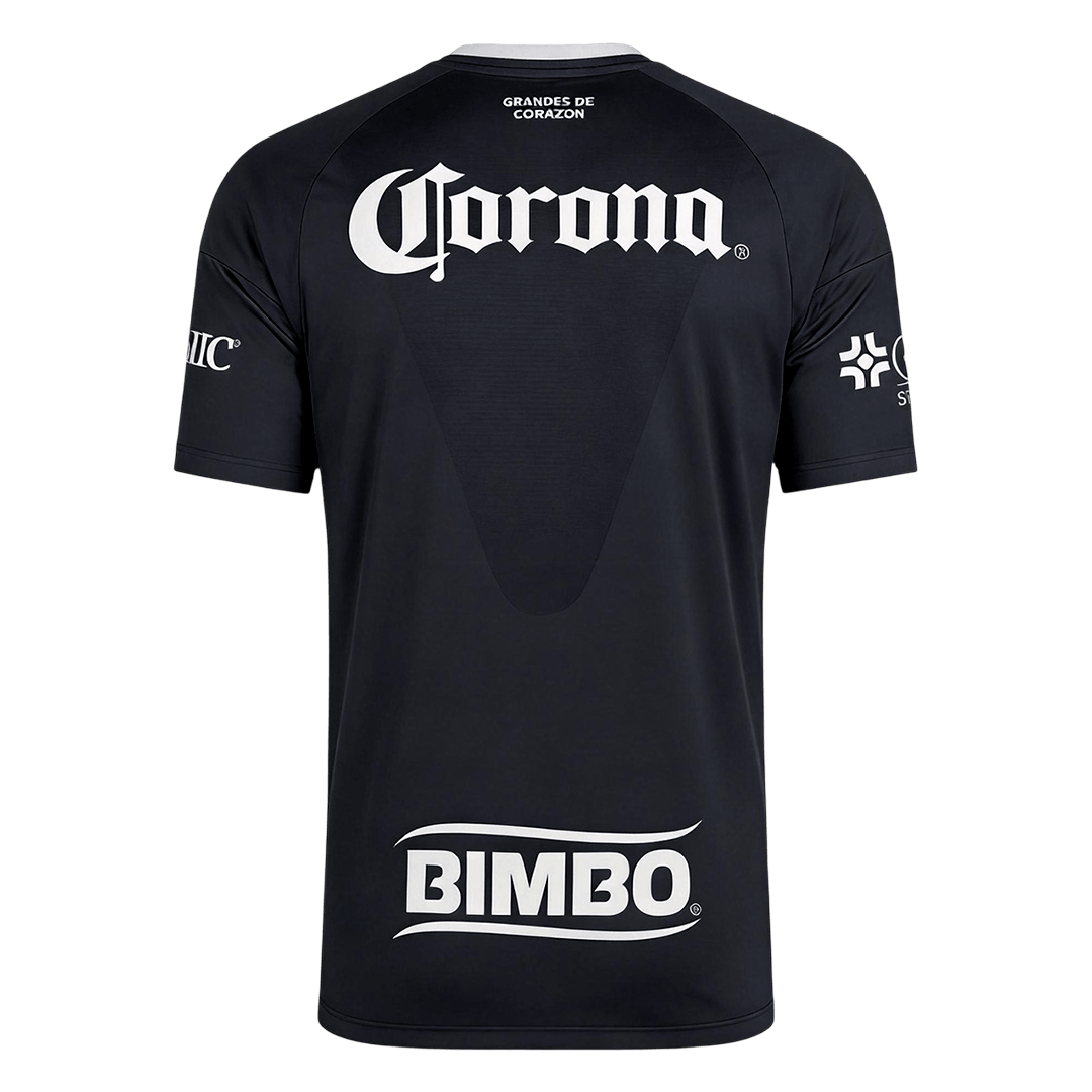 Versão do Jogador Club America Fora Futebol Camisas 2026/27 Preto