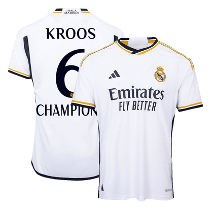 Camiseta de fútbol auténtica de local del Real Madrid 2023/24 de KROOS #6
