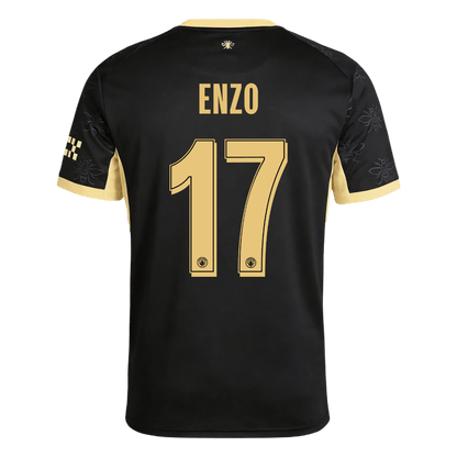 ENZO #17 Manchester City Fora Camisa 2026/27 Preto UCL