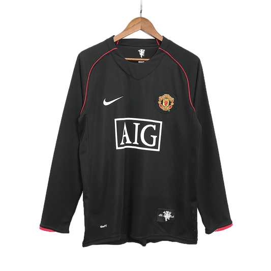 Manchester United Retro Jersey Away Long Sleeve Football Shirt 2007/08